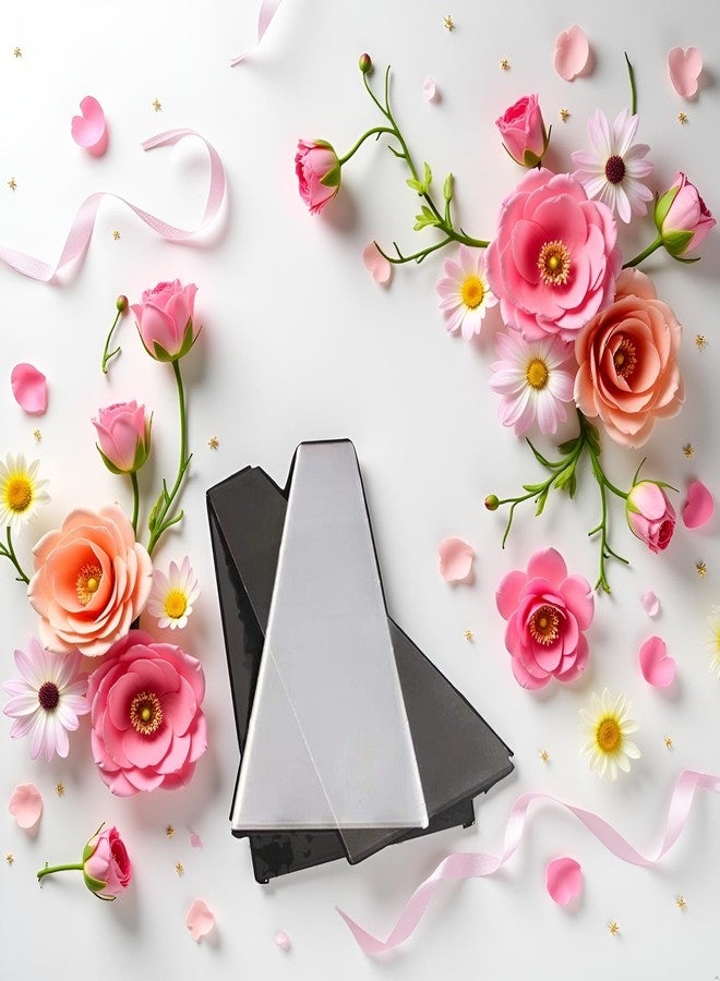 ١٠٠ قطعة من أكياس تغليف باقات الزهور البلاستيكية الشفافة، أكياس سيلوفان شفافة، أكياس تغليف الورود، أكياس سيلوفان لعيد الحب، لوازم تغليف الهدايا - Image 5